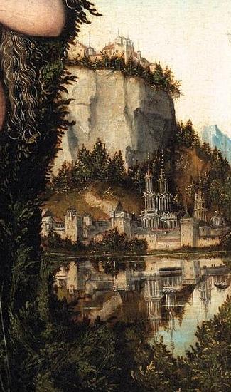 Lucas Cranach Venus Standing in a Landscape France oil painting art